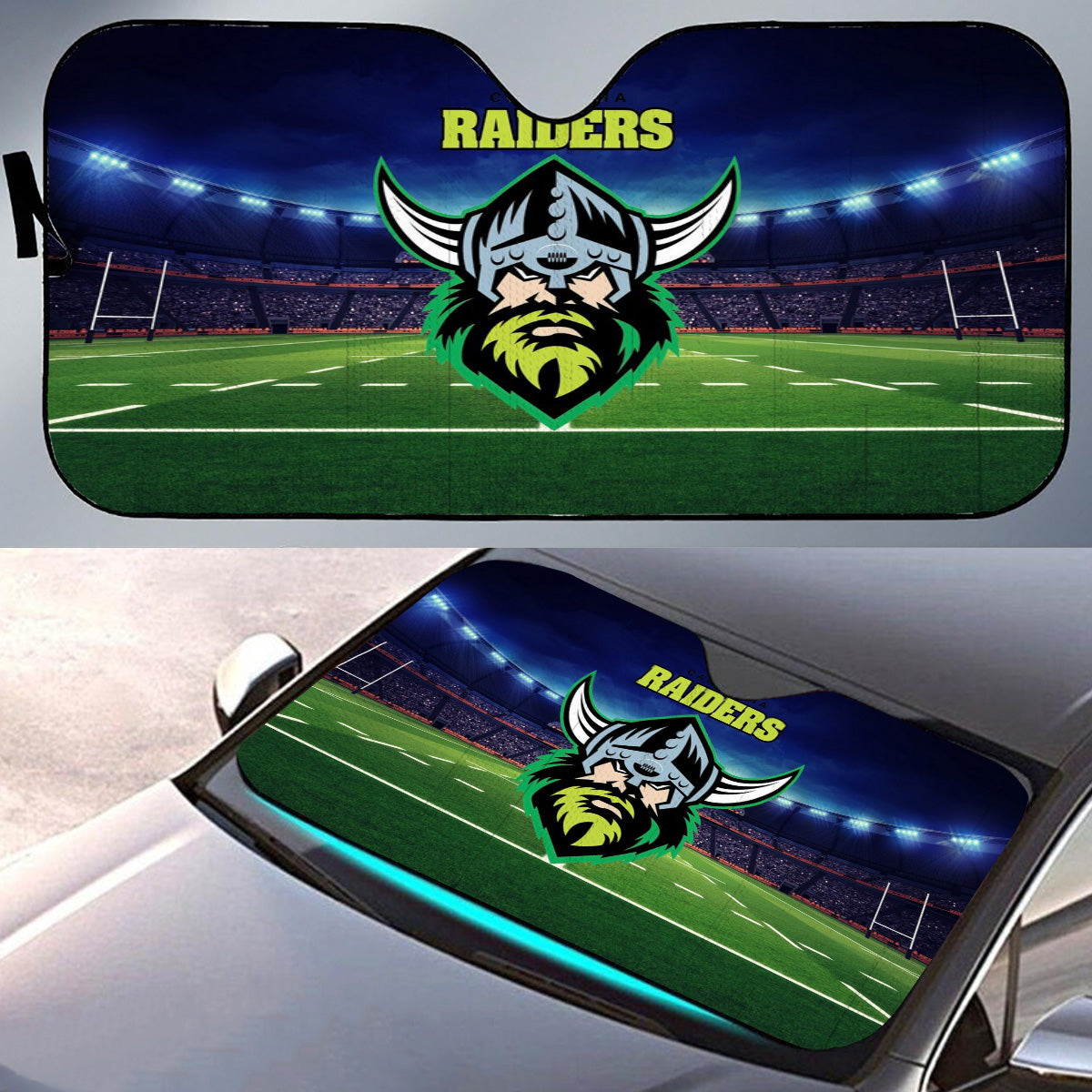 Canberra Raiders Windcreen Sunshade For Cars & Trucks 1JPDRAI