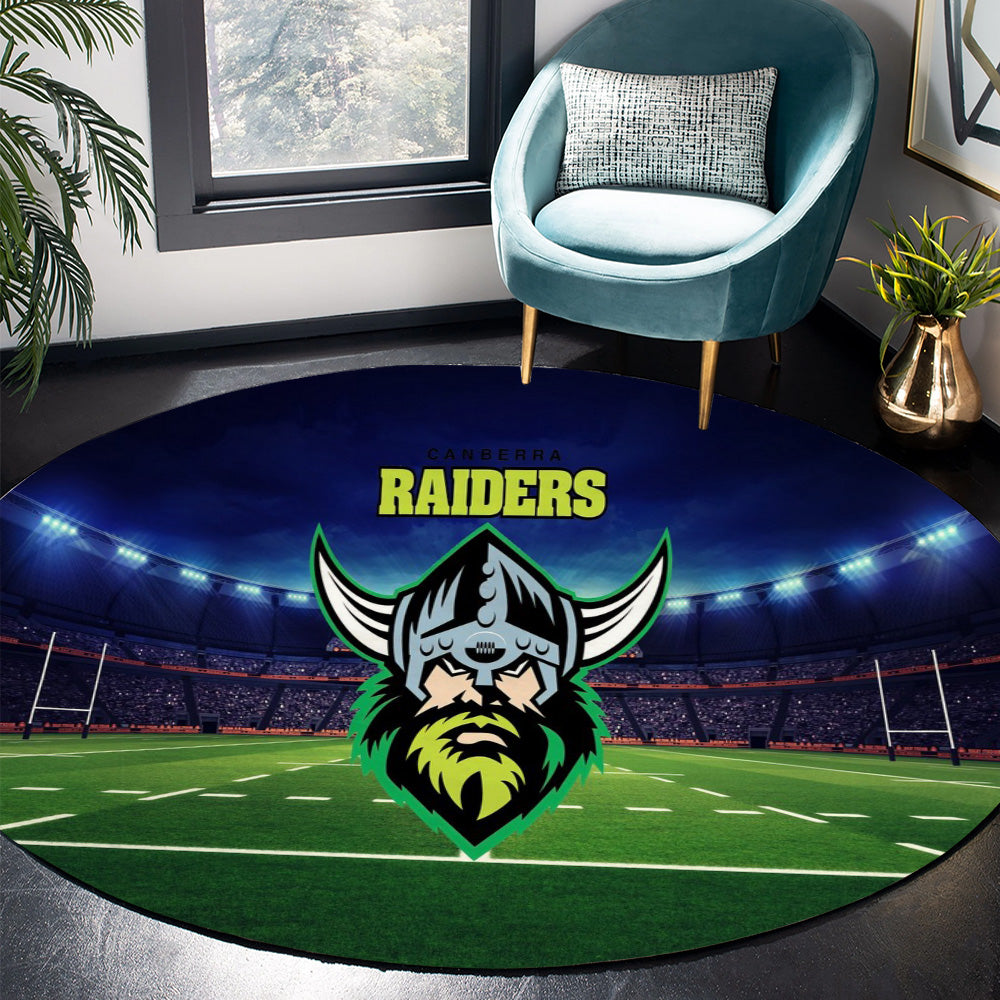 Canberra Raiders Round Rug Rug 1JPDRAI