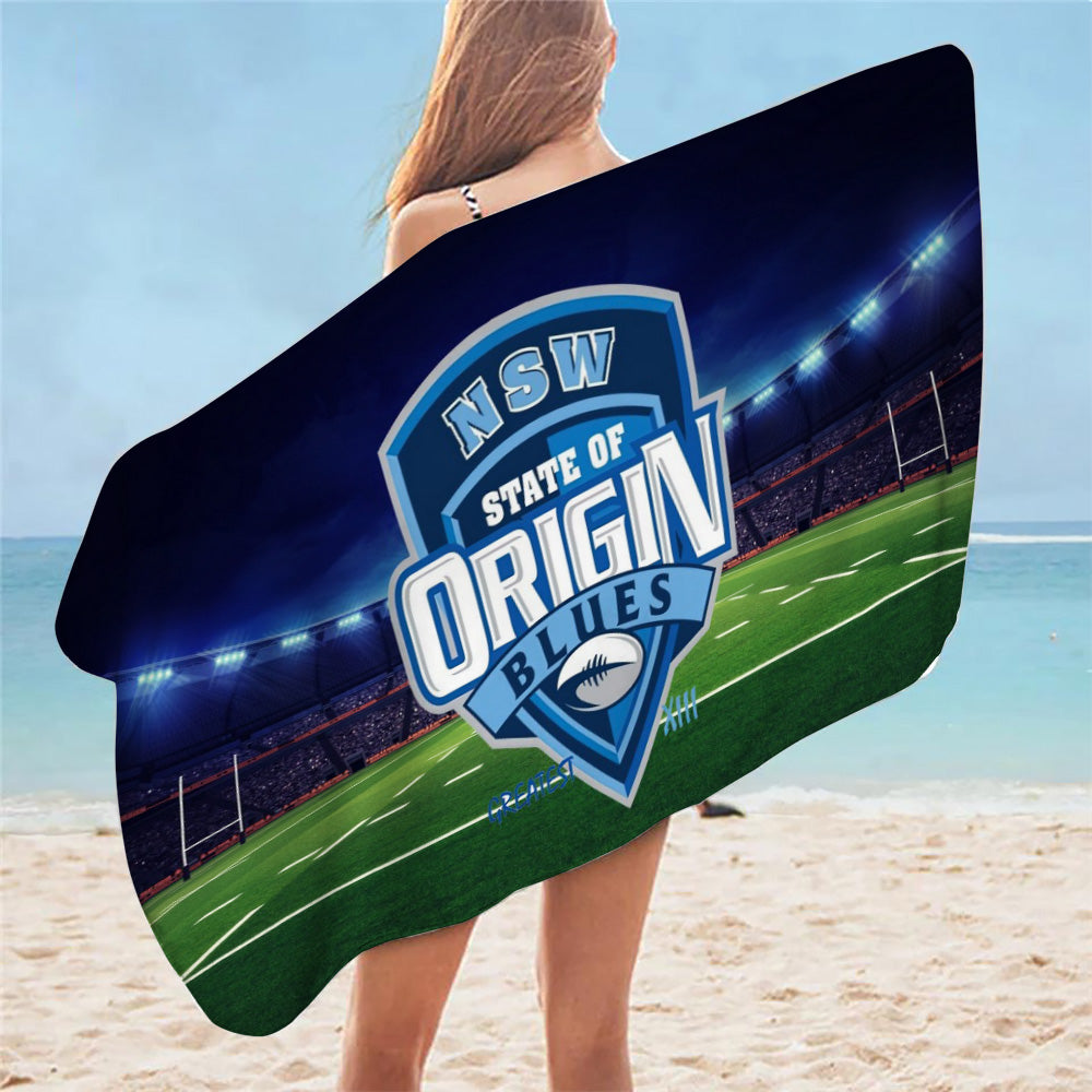 Nsw Blues Beach / Bath Towel