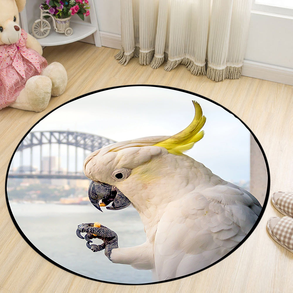 Printed Round Rug