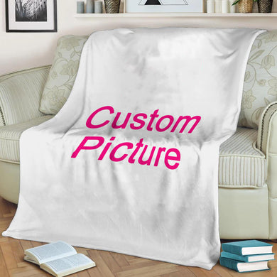 Choose Your Own Custom Picture Fleece Throw Blanket