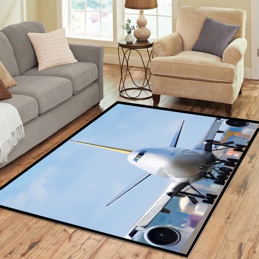 747-400 Head On Rectangle Rug