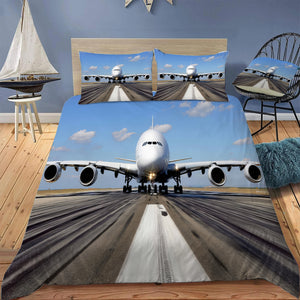 Airbus A380 Head On Doona / Duvet Cover and 2 Pillow Slips