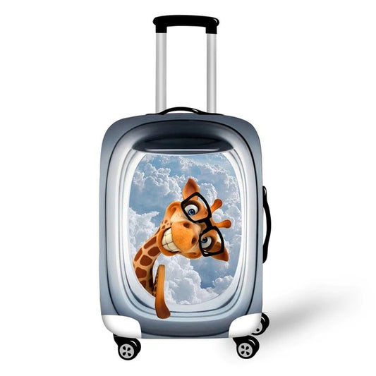 Funny Giraffe Luggage / Suitcase Covers