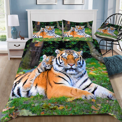Tiger Mother and Cub Doona / Duvet Cover and 2 Pillow Slips