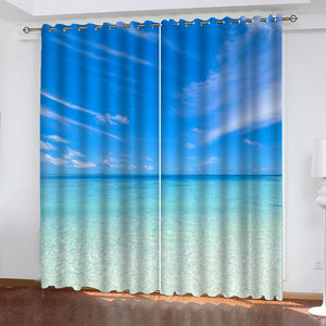 Tropical Paradise Window Curtains