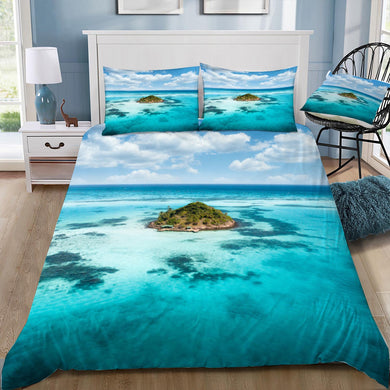 Tropical Island Doona / Duvet Cover and 2 Pillow Slips