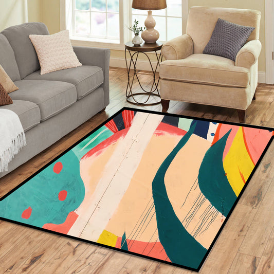 Abstract Art 2 Rectangle Rug