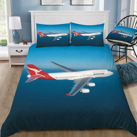 Qantas 747-400 Doona / Duvet Cover and 2 Pillow Slips