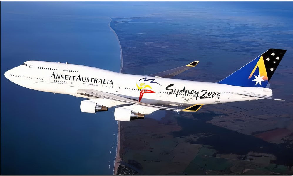 Ansett 747 Ansett Australia 747-400 1JP206
