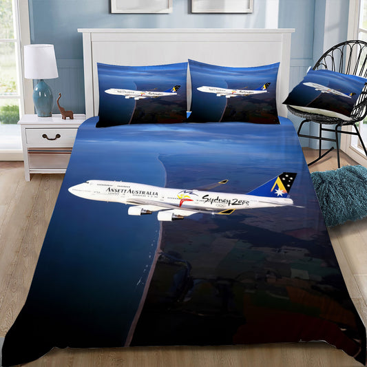 Ansett 747-400 Sydney 2000 Livery Doona / Duvet Cover and 2 Pillow Slips