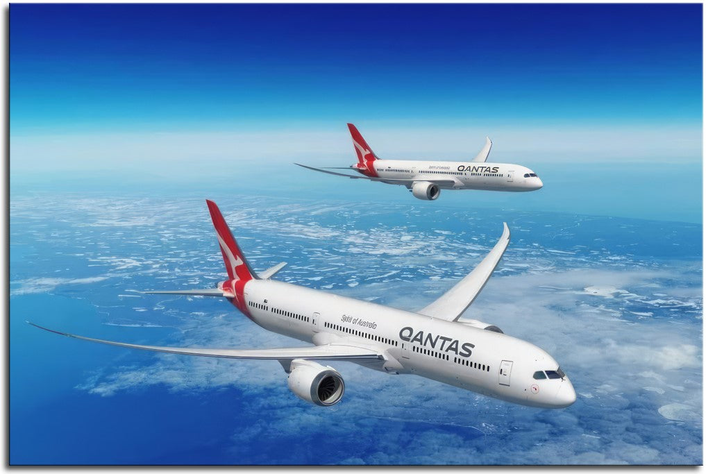 Qantas 787`s 1JP230