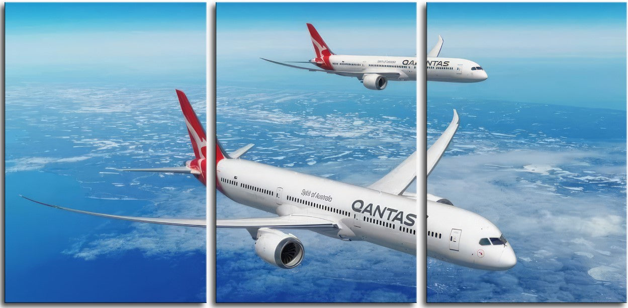 Qantas 787`s 1JP230