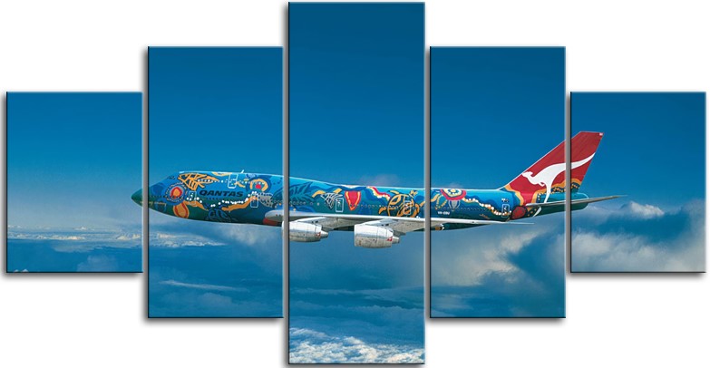 Qantas 747-300 Nalanji Dreaming 1JP234