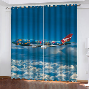 Qantas 747-300 Nalanji Dreaming Window Curtains
