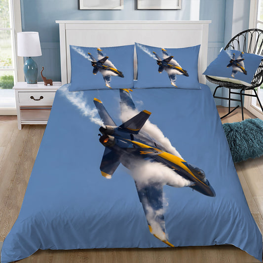 USN Blua Angels FA-18 Doona / Duvet Cover and 2 Pillow Slips