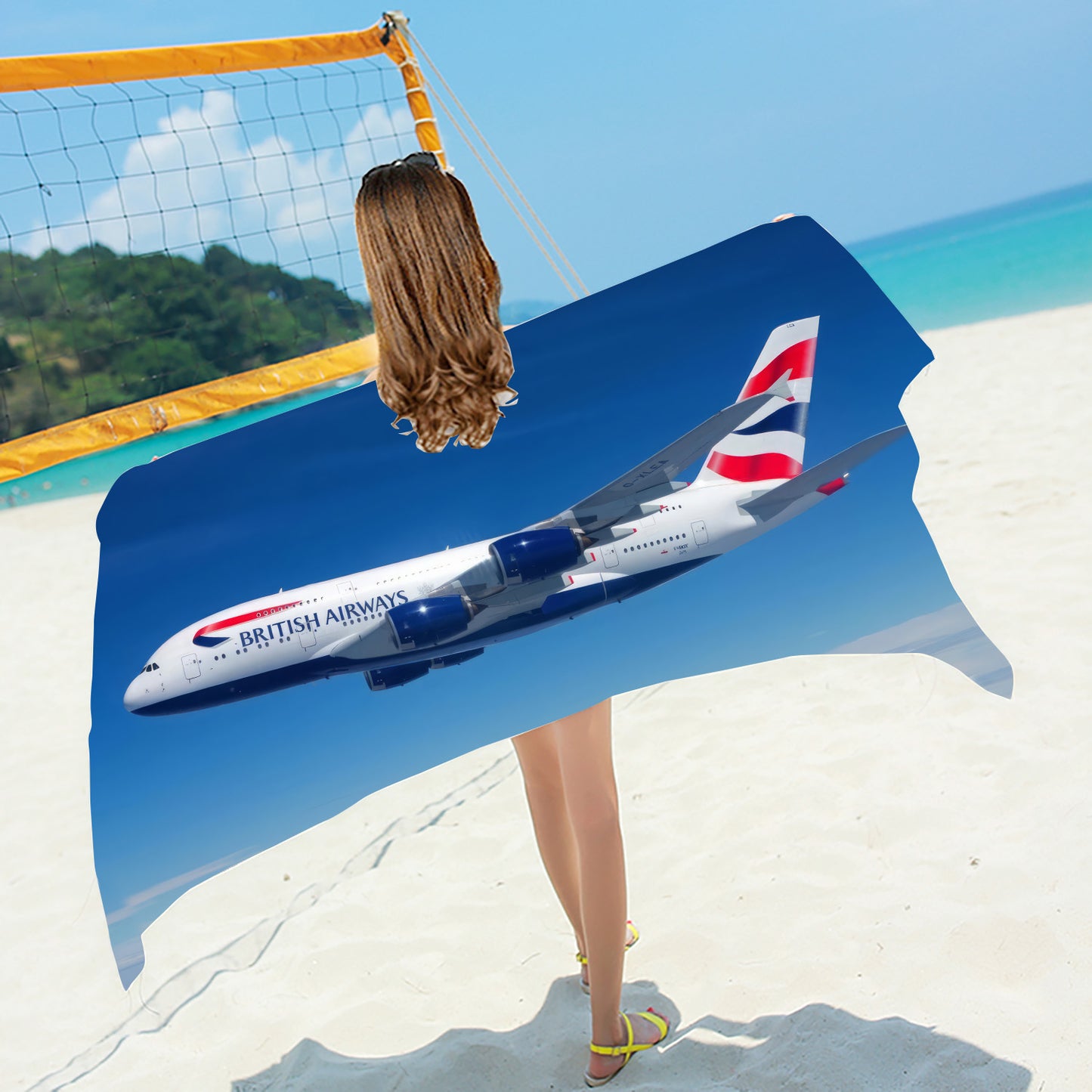 British Airways A380 Beach / Bath Towel