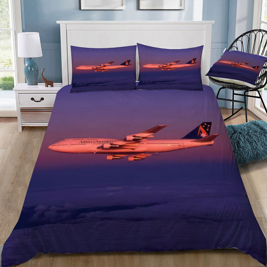 Ansett 747 In Flight Doona / Duvet Cover and 2 Pillow Slips