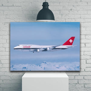 Swissair 747-300 In Flight 1JP355