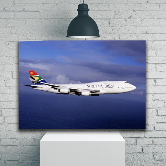 SAA South African airways 747-400 New Livery 1JP395