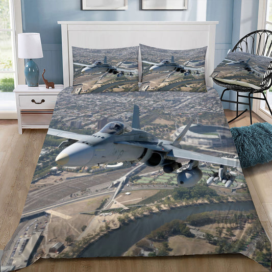 RAAF FA-18 Super Hornet Doona / Duvet Cover and 2 Pillow Slips