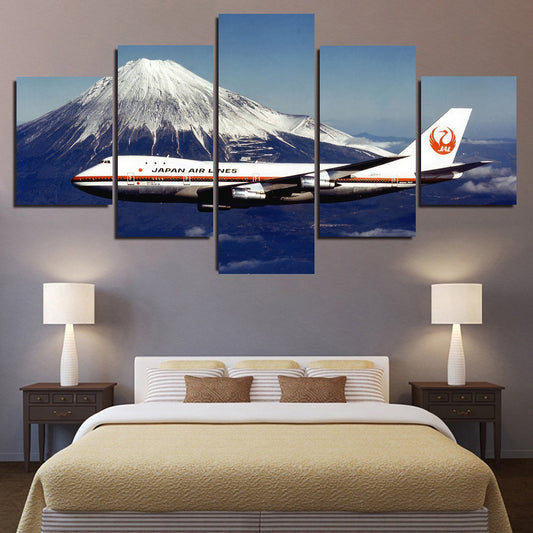 Japan Air Lines 747 & Mt Fuji 1JP422