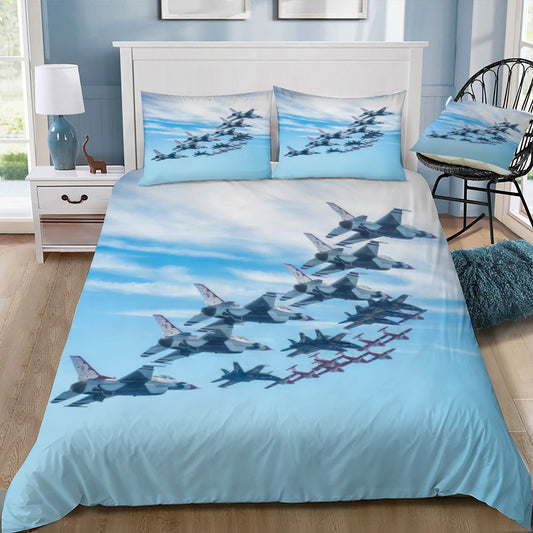 USA Military Aerobatic Teams together Doona / Duvet Cover and 2 Pillow Slips