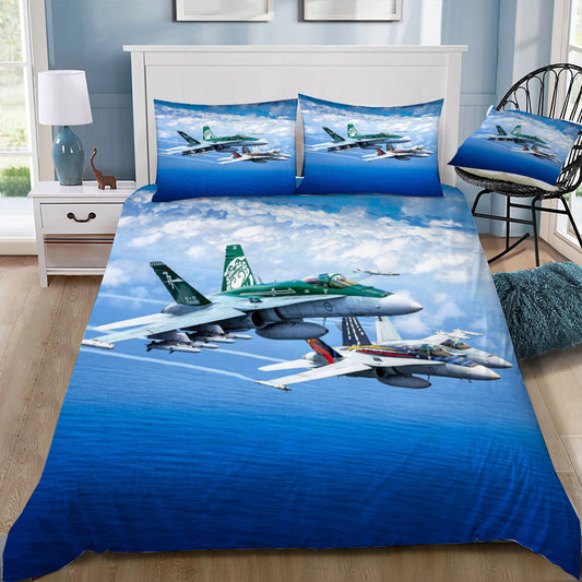 RAAF FA-18 Hornets in Flight 2, Doona / Duvet Cover and 2 Pillow Slips