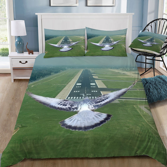 Pigeon on Final Approach Doona / Duvet Cover and 2 Pillow Slips