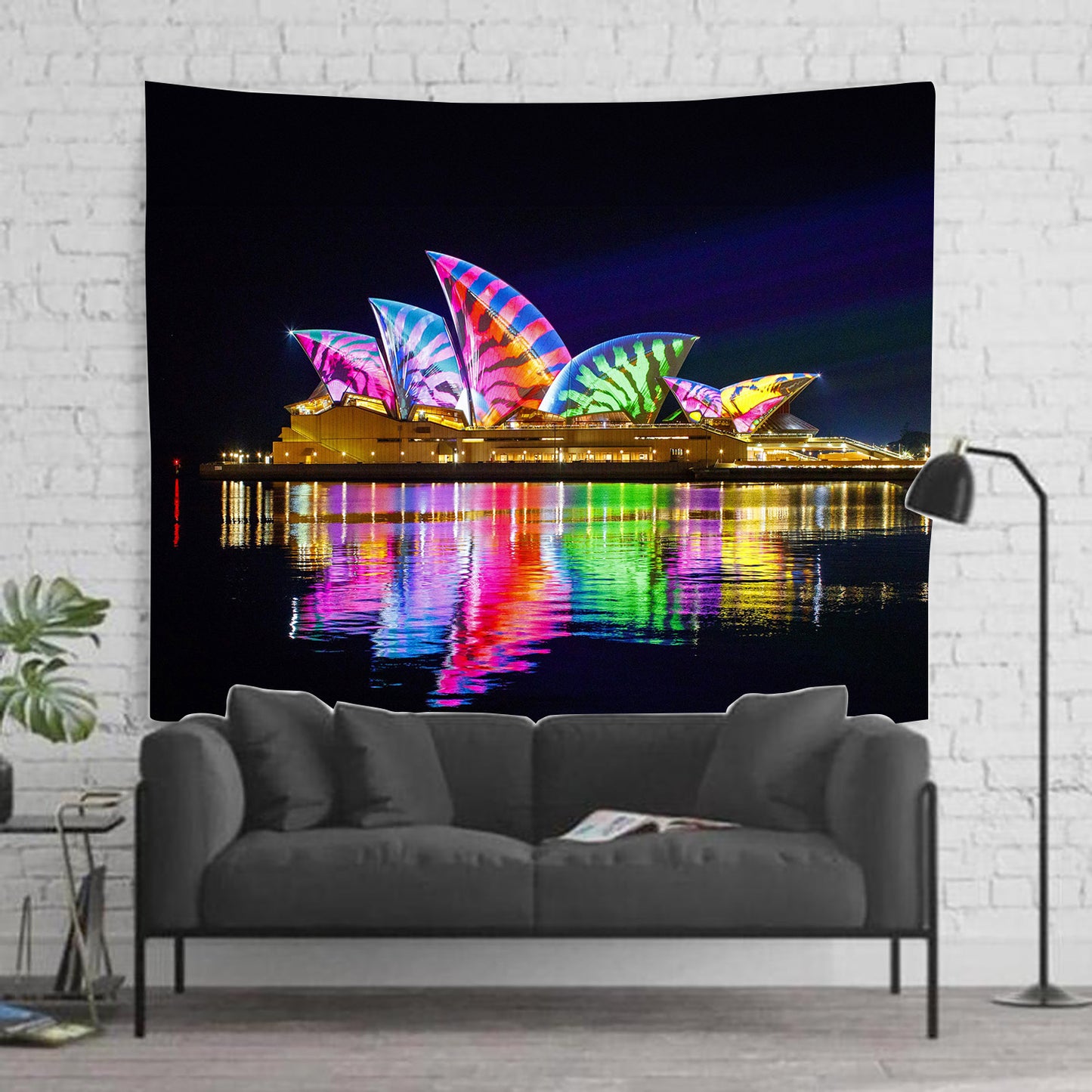 Sydney Opera House Lit Up Tapestry