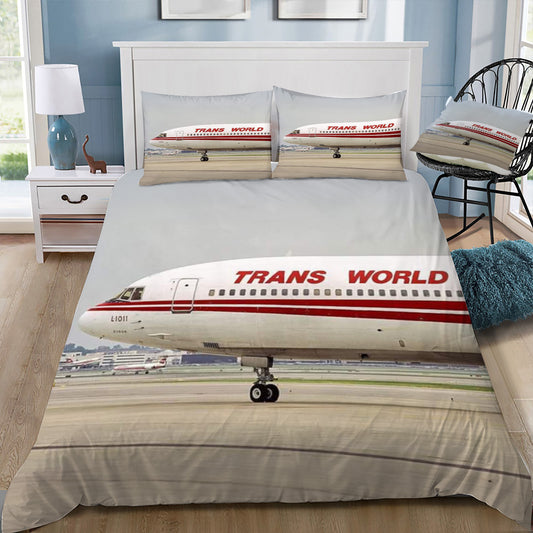 TWA Trans World L1011 Up Close Doona / Duvet Cover and 2 Pillow Slips