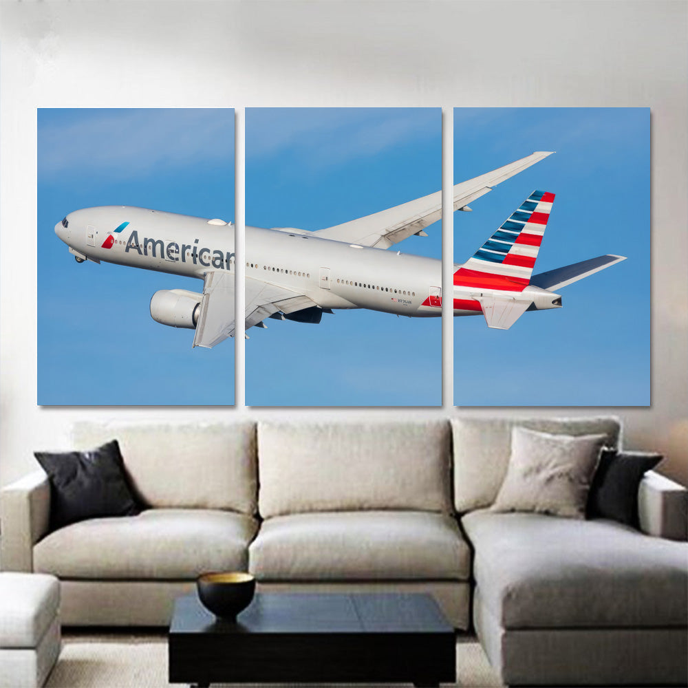 American Airlines Boeing 777 In Flight 1JP570