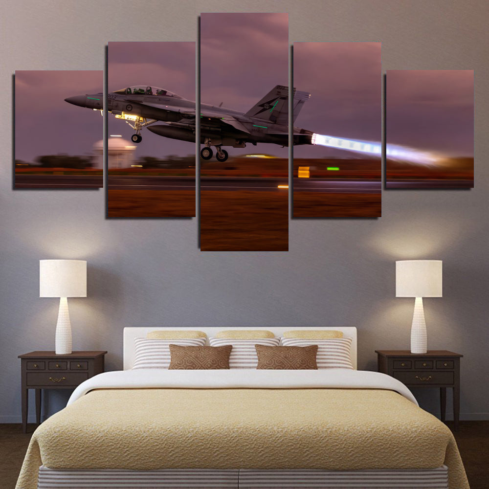 Fa-18 Twilight Afterburner Take Off 1JP572