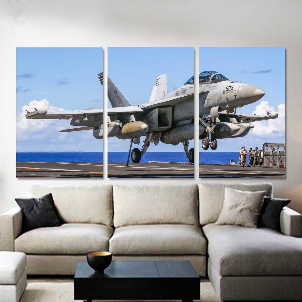 Fa-18 Super Hornet Carrier Landing 1JP577