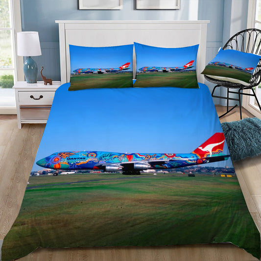 Qantas 747-300 Nalanji Dreaming Livery Doona / Duvet Cover and 2 Pillow Slips