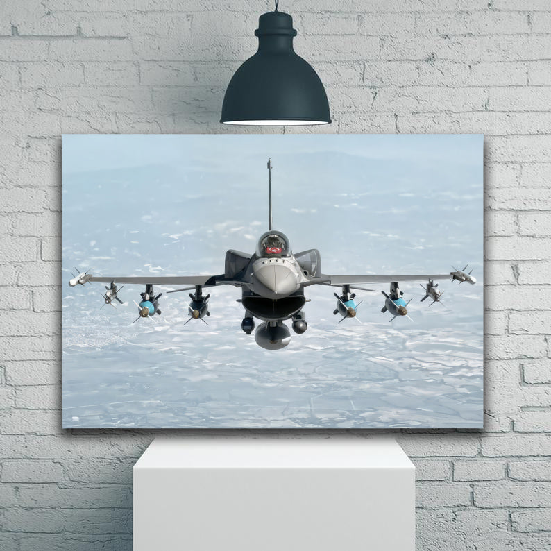 F-16 Head On in Flight 1JP580