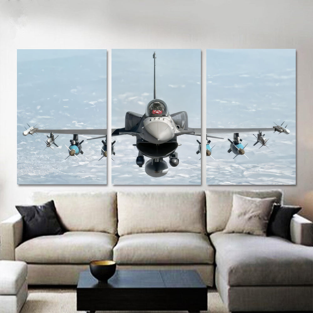 F-16 Head On in Flight 1JP580