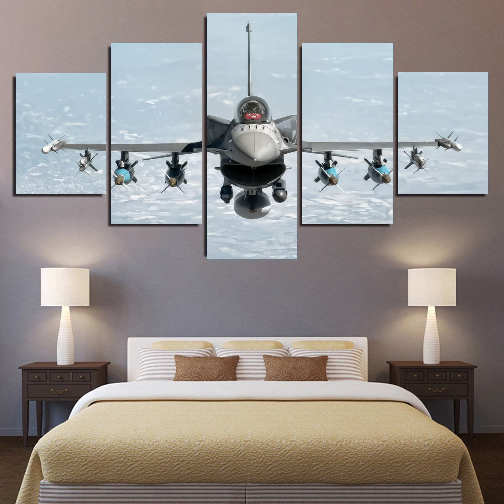 F-16 Head On in Flight 1JP580