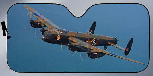 Avro Lancaster in Flight Sunshade For Cars & Trucks