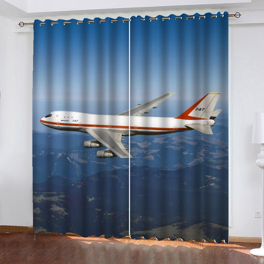 Boeing Livery 747-100 Window Curtains