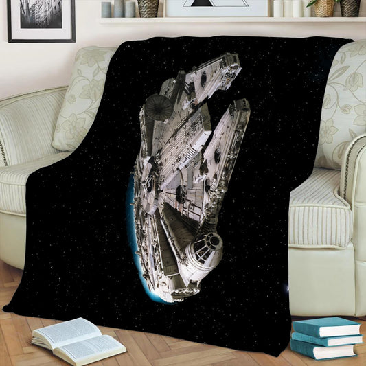 Millennium Falcon Fleece Throw Blanket