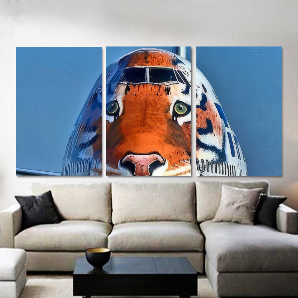 Rossiya Tiger 747-400 UP Close 1JP599