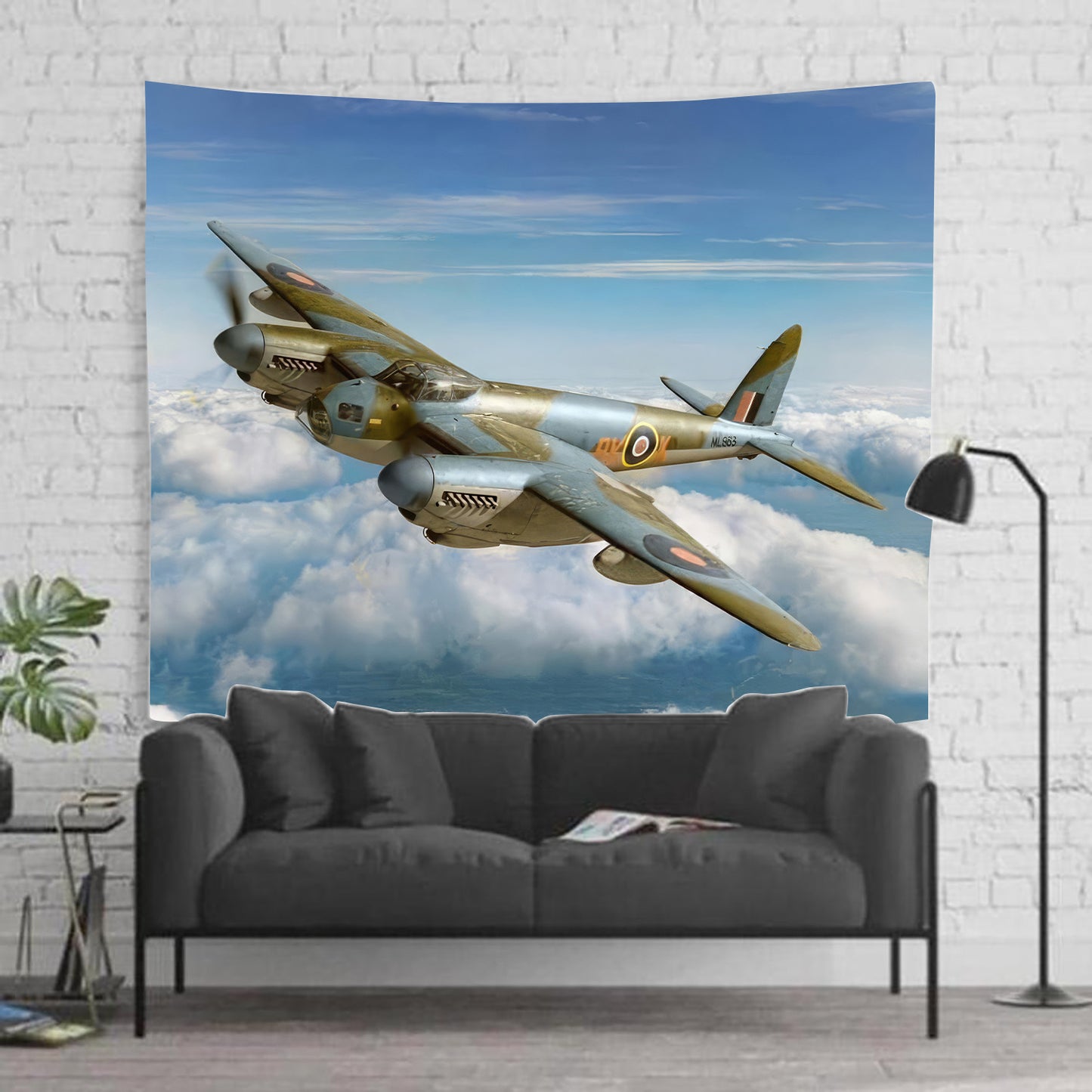 De Haviland Mosquito In Flight Tapestry