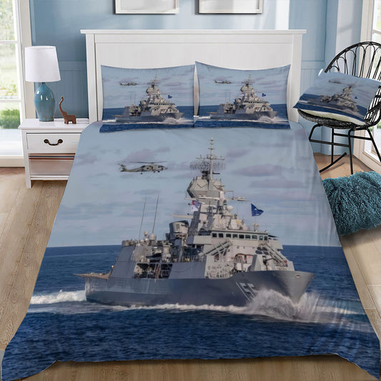 HMAS Ballarat Flight Ops Doona / Duvet Cover and 2 Pillow Slips