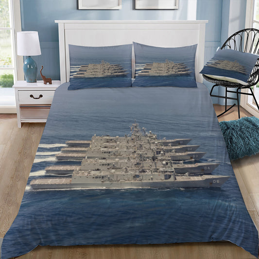 Royal Australian Navy Frigates in Formation Doona / Duvet Cover and 2 Pillow Slips