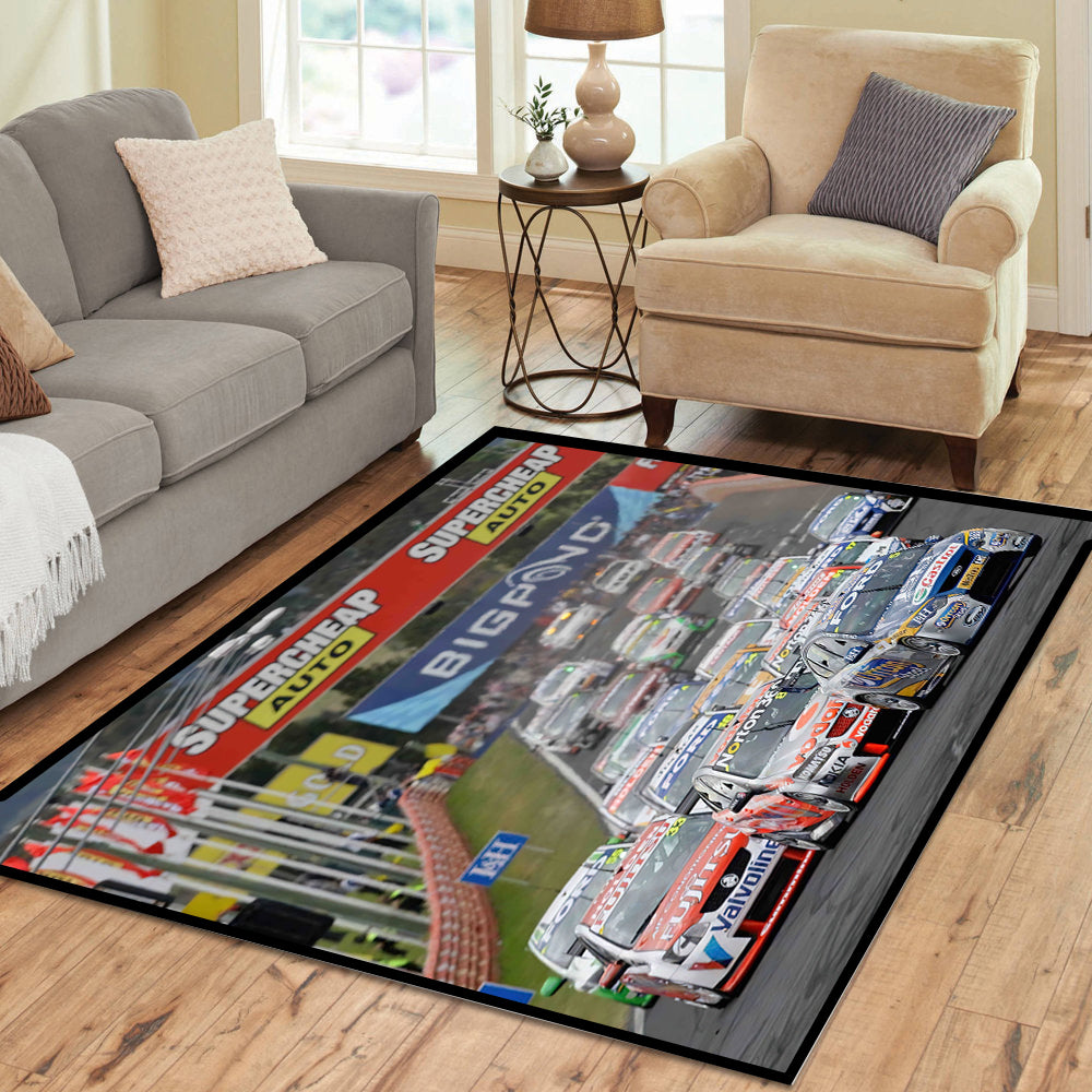 Bathurst Supercars Mayhem Rectangle Rug