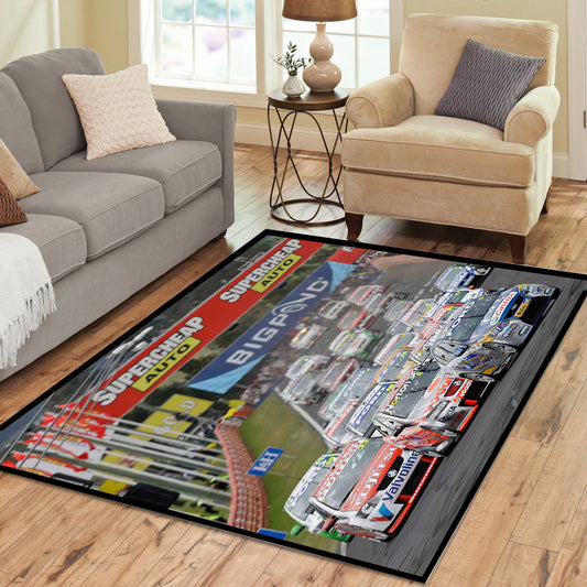 Bathurst Supercars Mayhem Rectangle Rug