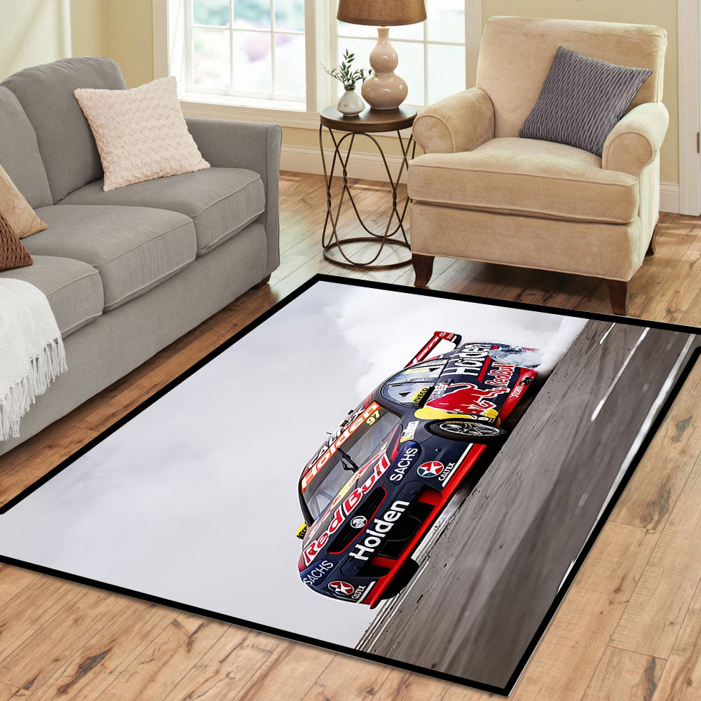 SVG Supercars Win Burnout Rectangle Rug
