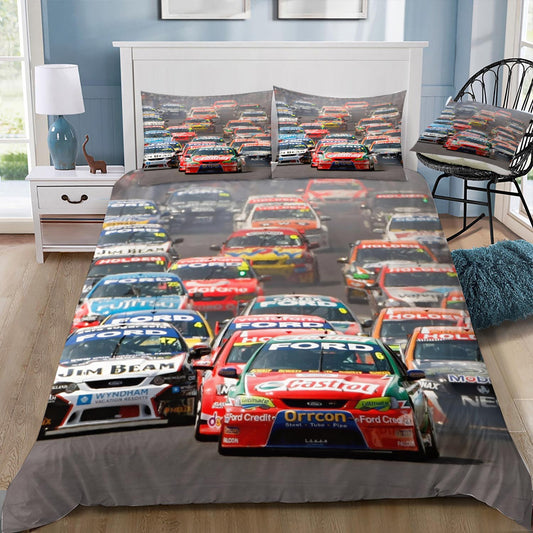 V8 Supercars Doona / Duvet Cover and 2 Pillow Slips