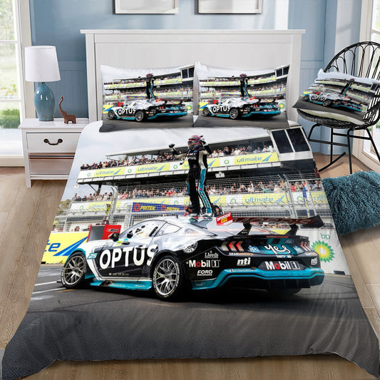 Chaz Mostert Supercars Champion Doona / Duvet Cover and 2 Pillow Slips